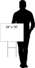 Snowmobile Pedestrian Crossing Xing Yellow Plastic Yard Sign Roadsign With Stand