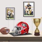 Hooqict Football Helmet Display Case Full Size Acrylic Baseball Hat Display C   