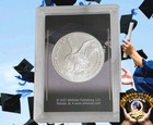 2026  1 American Silver Eagle 1 Oz Bu  Graduation Snaplock Fast Daily Shipping