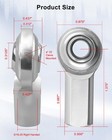 4pcs 5 16-24 Female Rod End Bearings Heim Joints Right Hand Thread Premium