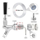 Beer Faucet Beer Line Shank Faucet Kit  Kegerator Parts Beer Tower Kit With S   