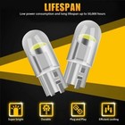 20  T10 194 168 W5w 2825 Cob Led License Plate Interior Light Bulbs 6000k White