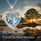 Tree Of Life Locket Necklace That Hold Pictures 925 Sterling Silver With Abal   