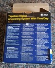 At t 1717  Digital Answering Machine W Time day Plugged In Works No Phone Cord