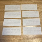 Vintage Lot Of 8 Nos 1 25   x3    Pharmacy Bottle Labels Storage Form G 139 Unique