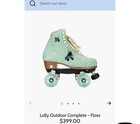 Moxi Lolly Roller Skates Suede In Floss Women s Size 6 fits 7-7 5 