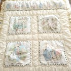 Vintage Quiltex Vintage Peter Rabbit Beatrix Potter Nursery Crib Blanket Reverse