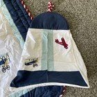 Sweet Jojo Aviation Theme Appliqu   Cotton Crib Baby Set Comforter Diaper Valance