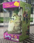 1999 Vintage Green Alligator Furby With Neon Blue Eyes New In Box Factory Sealed