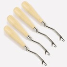 Latch Hook Kit Diy Rug Craft Crochet Needle Tool Wooden