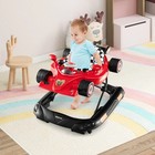 4-in-1 Foldable Baby Walker With 3-level Adjustable Height Detachable Music Tray