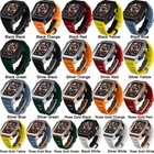 Stainless Steel Case Fluororubber Band Mod Kit For Apple Watch Ultra3 49mm 9 8 7