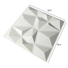 Art3d 12-pack 19 7 x19 7  Pvc Decorative 3d Wall Panels 3d Diamond Textured