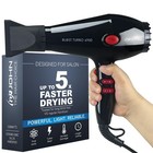 Professional Ionic Hair Blow Dryer 2200w  Turbo Blast  Fast Drying  Black
