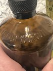 Vintage Amber Glass Follow Your Gut Bottle  Anchor Hocking