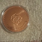 1 Oz  999 Fine Copper Round Colorized Lady Design Uncertified