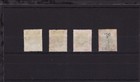 Great Britain 1902 Edward Vii X 4 Stamps 1s Good To Fine Used  l172 