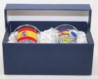 Spain Souvenir Boxed Shot Glass Set  set Of 2 