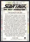 Star Trek Tng Portfolio Prints S1 Gold Autograph Parallel Base Card 135  113 125