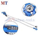 1650 Lbs Capacity 10 Ft Lever Chain Hoist With G80 Chain   360   Swivel Hooks