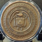 1909 Brown Alaska-yukon-pacific Expo Utah Dollar High Grade Condition 