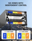 Dewenwils 600w Low Voltage Landscape Transformer 6 Independent Outputs