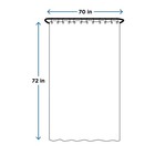 Multi-color Tropical Fish-themed Waterproof Peva Shower Curtain Or Liner 70 x72 