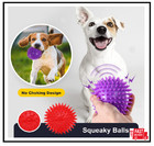 Vitever 3 Colors 4 5    Heavy Duty Squeaky Dog Toy Balls For Medium Large Dogs  Do
