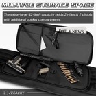 Jueachy Tactical Double Rifle Bag 42  Gun Case Concealed Backpack Lockable