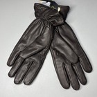 Vtg Wilsons Leather Driving Gloves Womens Brown Xl Thinsulate   Deerskin 99326