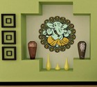 Ganesha Wall Decals Sticker  Hindu God Ganesha Decor  Mandala Vinyl Decal 