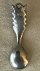 Vintage Norge Pewter Norsk Tinn Salt Spoon Norway