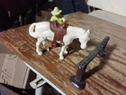Marx Cowboy   mountin Up   60mm Roy Rogers Western Ranch Rodeo Playset