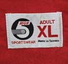 Vintage Ufc Jersey Mens Xl Red High Five Sportswear 90s Made Taiwan Rare Read