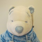 Disney Store Snowflake Pals White Winnie The Pooh 12  Plush Toy Stuffed Animal