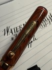 1927 Waterman   s Red Ripple 7 Red Nib 14k Nib Vintage Fountain Pen