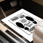 50 Pcs White Car Paper Floor Mats - Disposable Waterproof Auto Foot Pads Cover  
