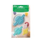 Pom Pom Maker Set 4 Pieces Multicolor Sizes 1 3 8 To 3 3 8 Inch Yarn Craft Tool