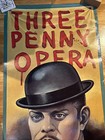 1976 Threepenny Opera Broadway Poster Paul Davis Shakespeare Festival Original