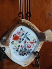 Japanese Hichozan Fish Plate 1868-1912 Late Endo -meiji 9 x7 5  Tashiro Co 