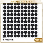 735pcs Small Felt Furniture Pads  Self-adhesive Eva Foam Dot Circles  Round F   