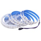 1m 5m Rgb Cob Led Strip 840led m Tape Light With 44key Remote Power Full Kit 24v