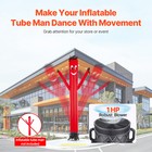 750w Electric Air Blower Fan Inflatable Dancer Wind Wavy Tube Man Puppet 1hp 18 