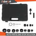 Labwork Hydraulic Knockout Hole Punch Driver Kit 10 Ton 1 2  To 2  With 6 Dies