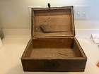 Antique Spanish Colonial Leather Box From Ecuador South America