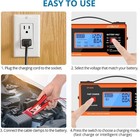 8v Car Battery Charger  0-14a Fully Automatic 6 8 12 14 16 2 Lead-acid Battery C