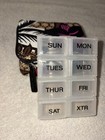 Vera Bradley    kauai Floral    Zip Travel Pill Case Organizer  8-day