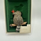 Hallmark 1982 Christmas Raccoon Surprises Ornament   Vintage Keepsake Stocking