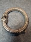 Rare 19th Century 900 Silver Egypt Or India Link Tribal Anklet Bracelet 2 88oz