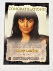 Lucy Lawless Autograph Card Xena Warrior Princess A1 Auto Rittenhouse Signed    
